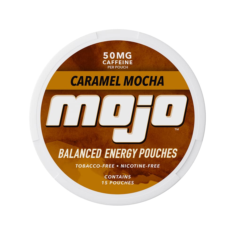 Mojo™ Balanced Energy Pouches | Healthier Energy Drink Alternative |Zero Sugar & Calorie-Free with Ginseng, Yerba Mate, B-Vitamins, and Amino Acids |