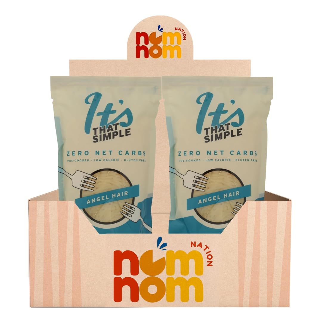 Its That Simple Pasta Angel Hair 9.52 oz - 2 Pack Angel Hair Pasta - Low Carb Pasta and Low Carb Noodles - Spaghetti Noodles Style No Carb Pasta - Low