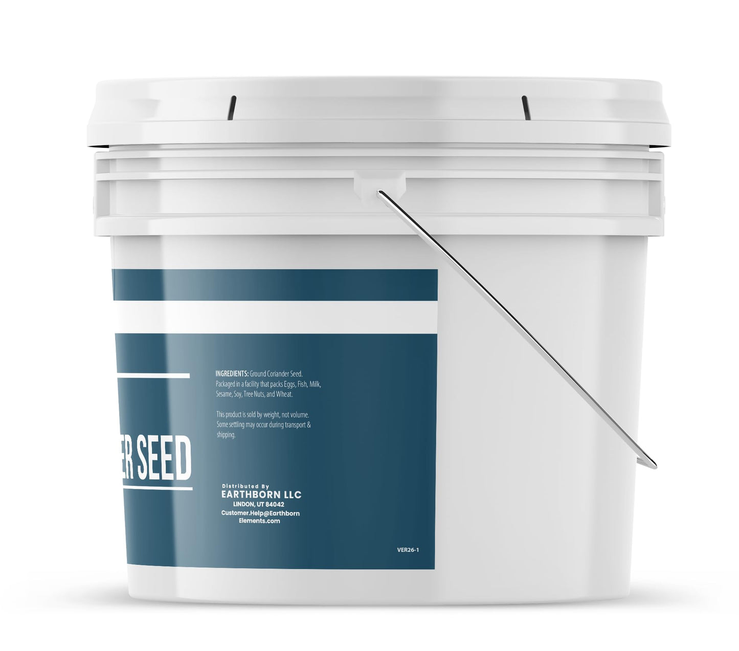 Earthborn Elements Ground Coriander Seed 1 Gallon Bucket, Marinades & Dry Rubs, Bulk Size