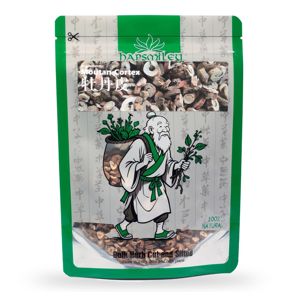 Hapsmiley Peony Bark (Paeoniae Cortex/Mu Dan Pi/???) Dried Bulk Herbs - 3.5 oz (100g)