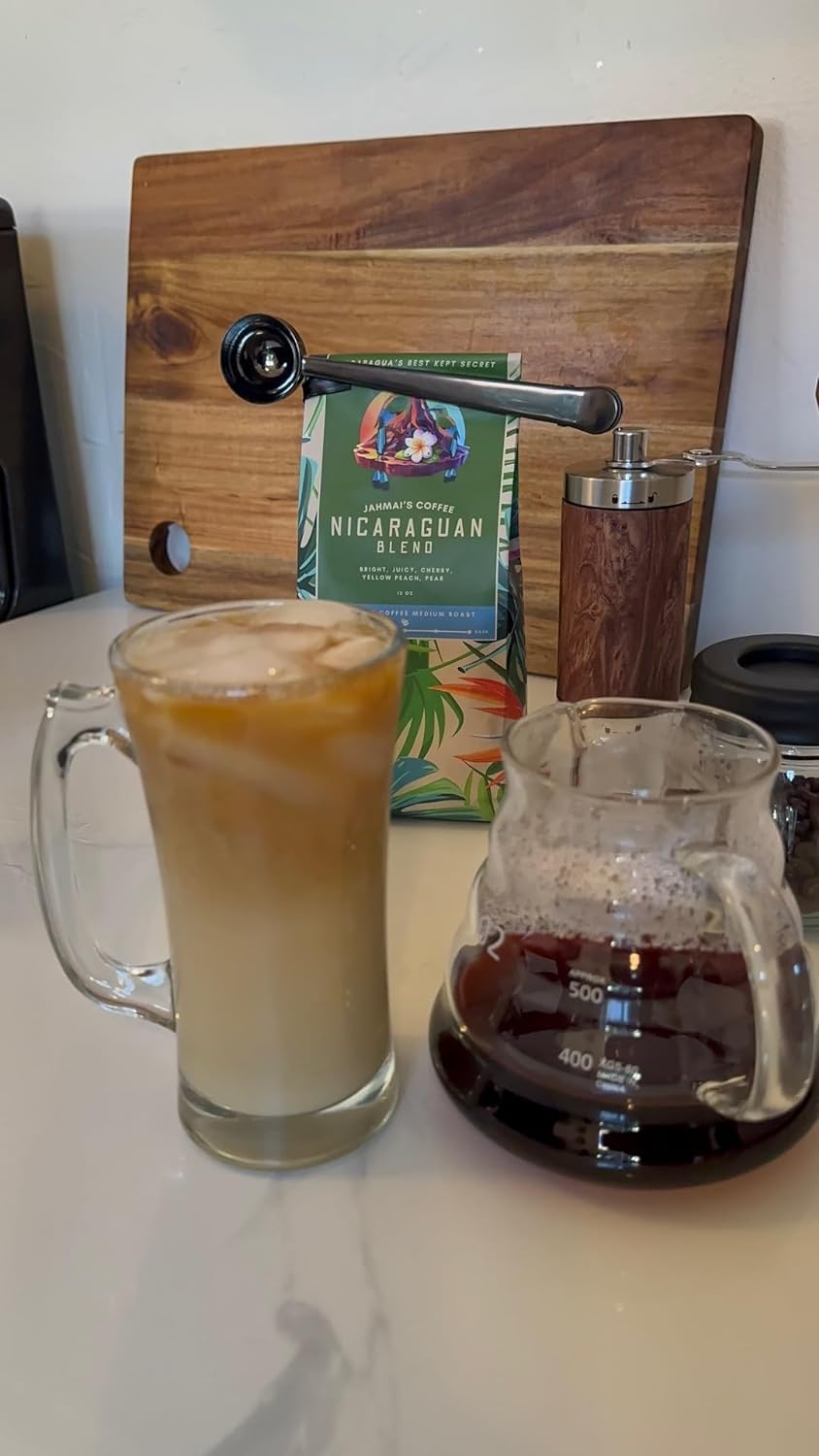 JAHMAI'S COFFEE Jahmai’s Coffee Company: Premium Nicaraguan Medium Roast Caturra Whole Bean - Gourmet Quality, Unmatched Flavor and Aroma for Coffee