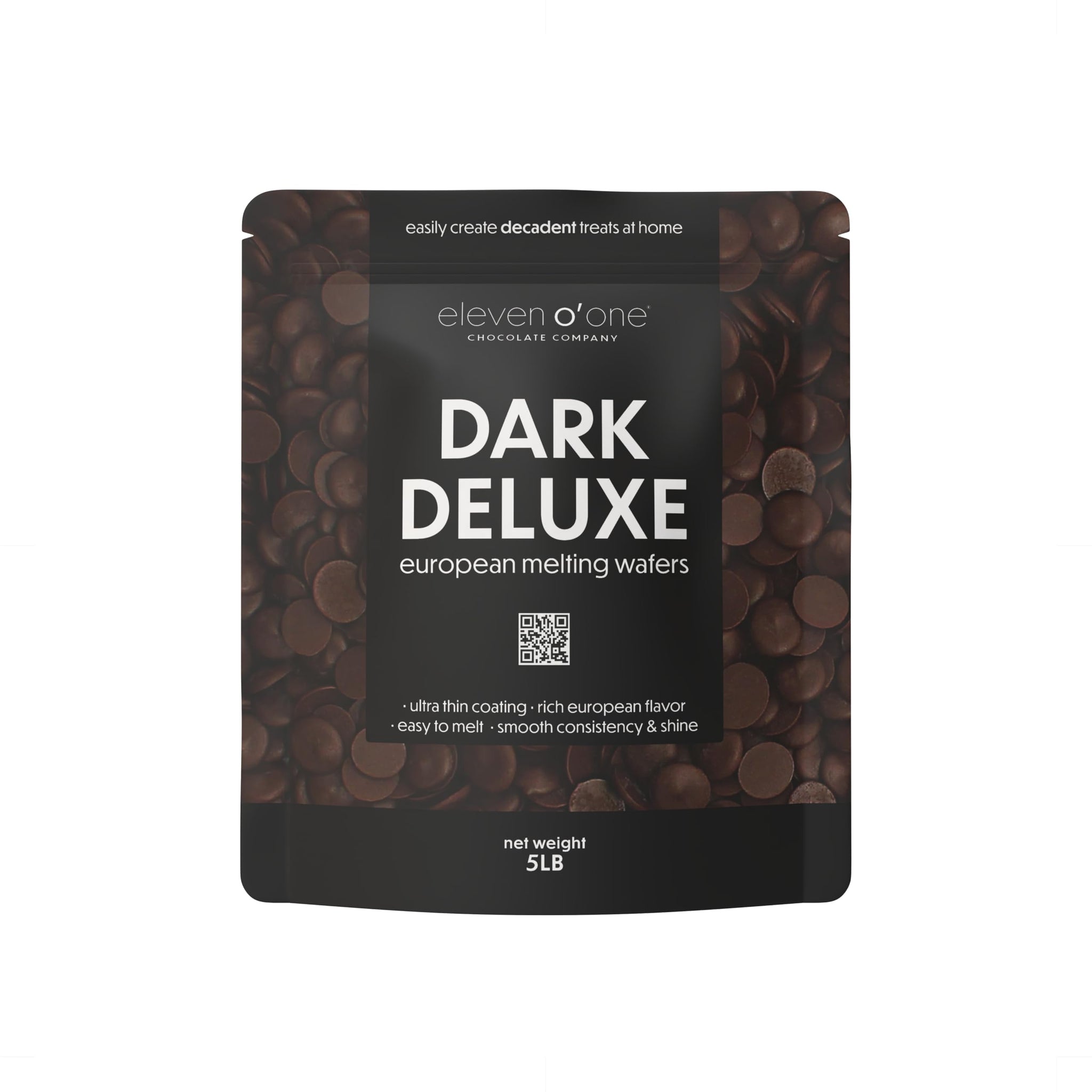 Eleven o'one Dark Deluxe European Compound Chocolate, Easy to Melt (Dark Deluxe, 5 pounds)