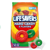 LIFE SAVERS 5 Flavors Hard Candy, Party Size, 50 oz Bag