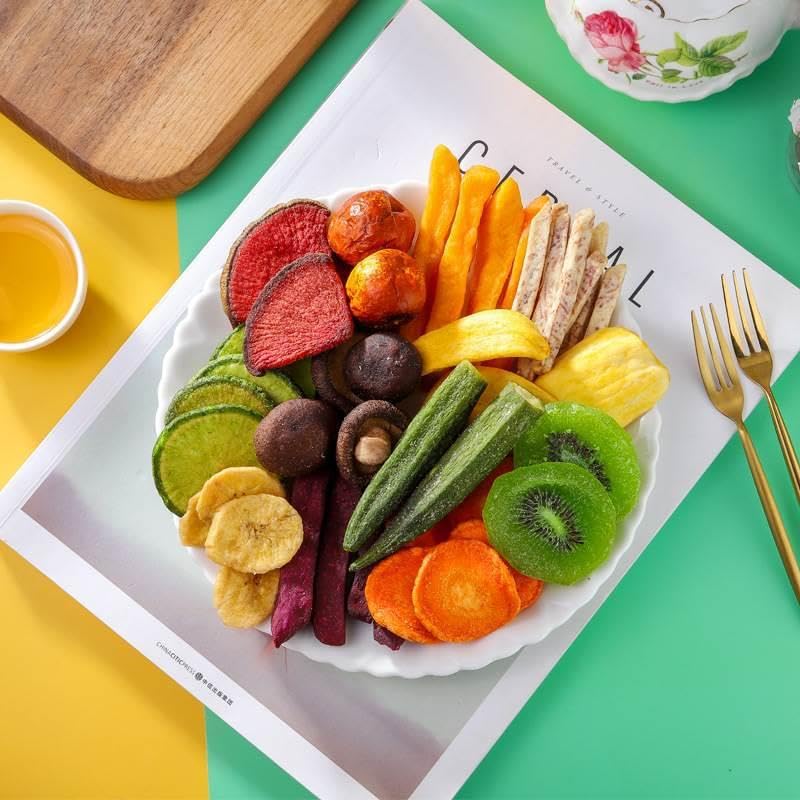 Freeze Dried Vegetables,Dehydrated Vegetables,500g/can,Strawberry Banana Red Date Fig Jackfruit Kiwifruit,various Freeze-dried Fruit Dried Fruit