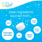 Bottle Bright Bulk Pack (78 Tablets)- EPA Safer Choice Certified, Clean Stainless Steel, Thermos, Tumbler, Insulated and Reusable Water Bottles