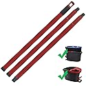 Spin Mop Handle Replacement Compatible with O-Cedar Spin Mop and Bucket, 3-Section 22" to 49" Mop Replace Handle, Mop Stick for Floor Cleaning (Bucket
