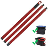 Spin Mop Handle Replacement Compatible with O-Cedar Spin Mop and Bucket, 3-Section 22" to 49" Mop Replace Handle, Mop Stick for Floor Cleaning (Bucket