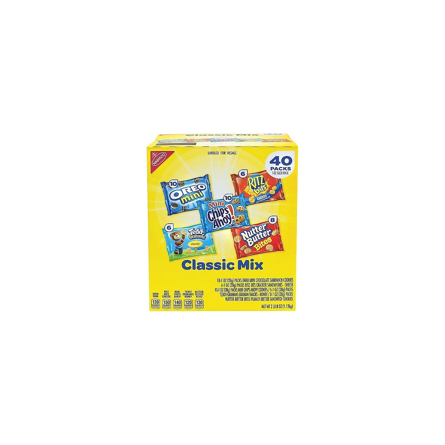 Nabisco Classic Mix Cookies, Assorted, 1 oz., 40/Pack (220-00086)