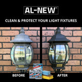 AL-NEW 2 Step Clean & Protect Kit | Clean, Restore, & Protect Your Outdoor Patio Furniture, Garage Doors, Exterior Lights, Window Frames, and More (16
