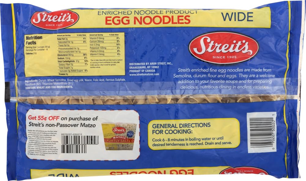 Streits Broad Noodle