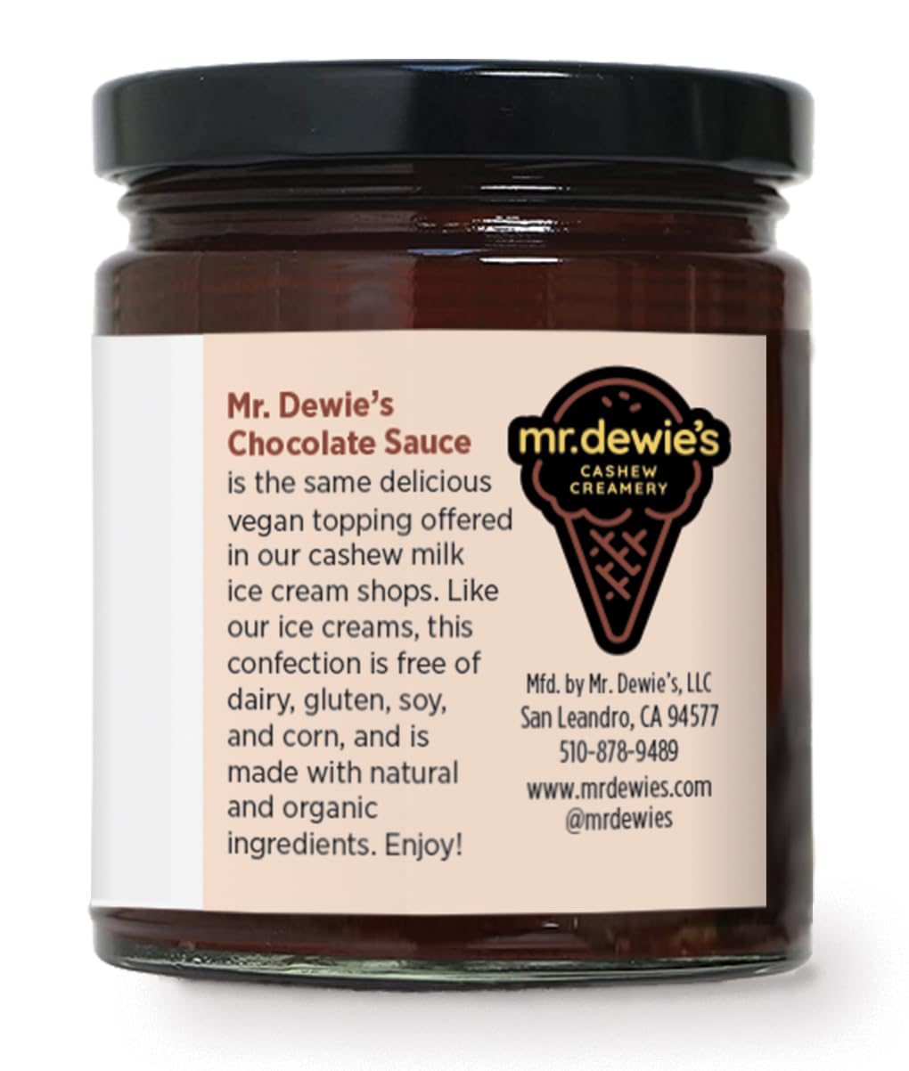 Mr. Dewie's Organic Vegan Dessert Sauces (Chocolate)
