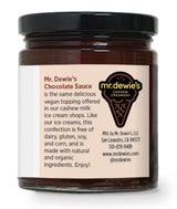 Mr. Dewie's Organic Vegan Dessert Sauces (Chocolate)