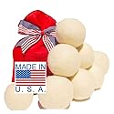 Wool Dryer Balls - Set of 8, Eco-Friendly, 100% Handmade, Natural and Unscented