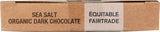 Jelina Chocolatier Organic Sea Salt Chocolate Bar 72%, 3.52 OZ