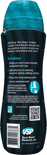 PULSE Non Stops Laundry Scent Boosters - Fresh Scent - Scent Boosting Beads - Long Lasting Fragrance (20.1 oz)
