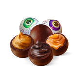 R.M. Palmer Creepy Peeper Mix - (Approx. 74 Pieces) Bulk Bag, Fun Sized Halloween Eyeballs Themed Treats, Candy, and Snacks (2 LB) DOUBLE CRISP ONLY