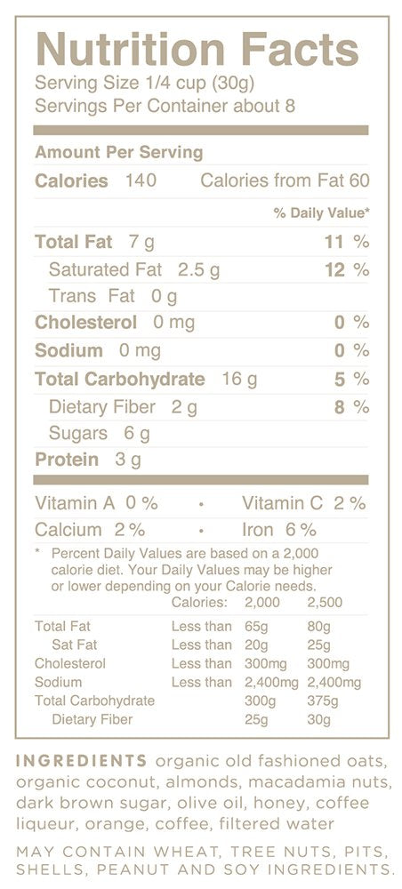 Oat My Goodness Premium Craft Granola, Sunrise, 8 Ounce (Pack of 2) | Gluten Free and Non-GMO