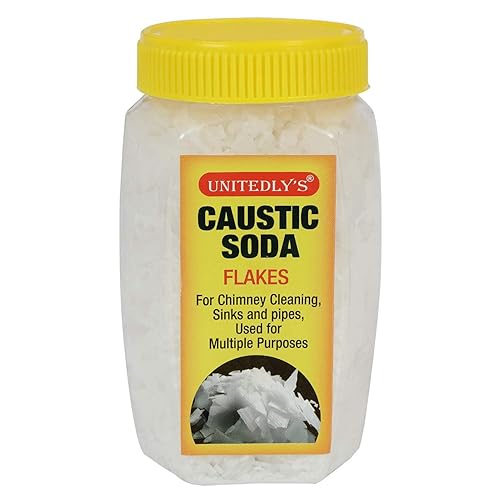 Mesliz Caustic Soda - Fast-Acting, Non-Toxic & Odorless Formula to Clear Blockages Instantly - Unblock Clogged Sinks & Pipes with Chimney & Drain