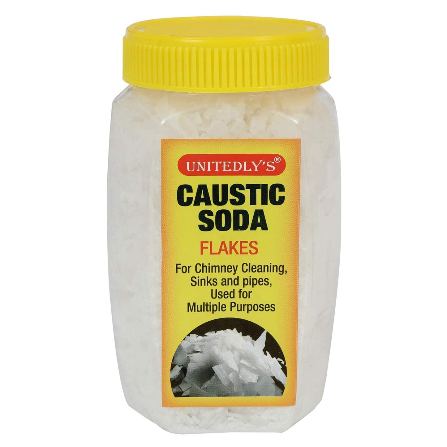 Mesliz Caustic Soda - Fast-Acting, Non-Toxic & Odorless Formula to Clear Blockages Instantly - Unblock Clogged Sinks & Pipes with Chimney & Drain