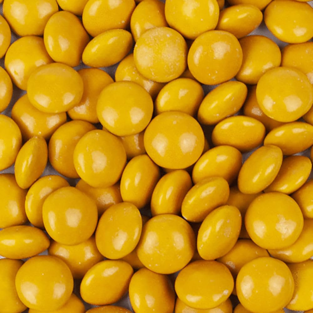 1,060 ct Gold Bulk Chocolate Coated Gem Candy Shells by Just Candy (2.5lb)