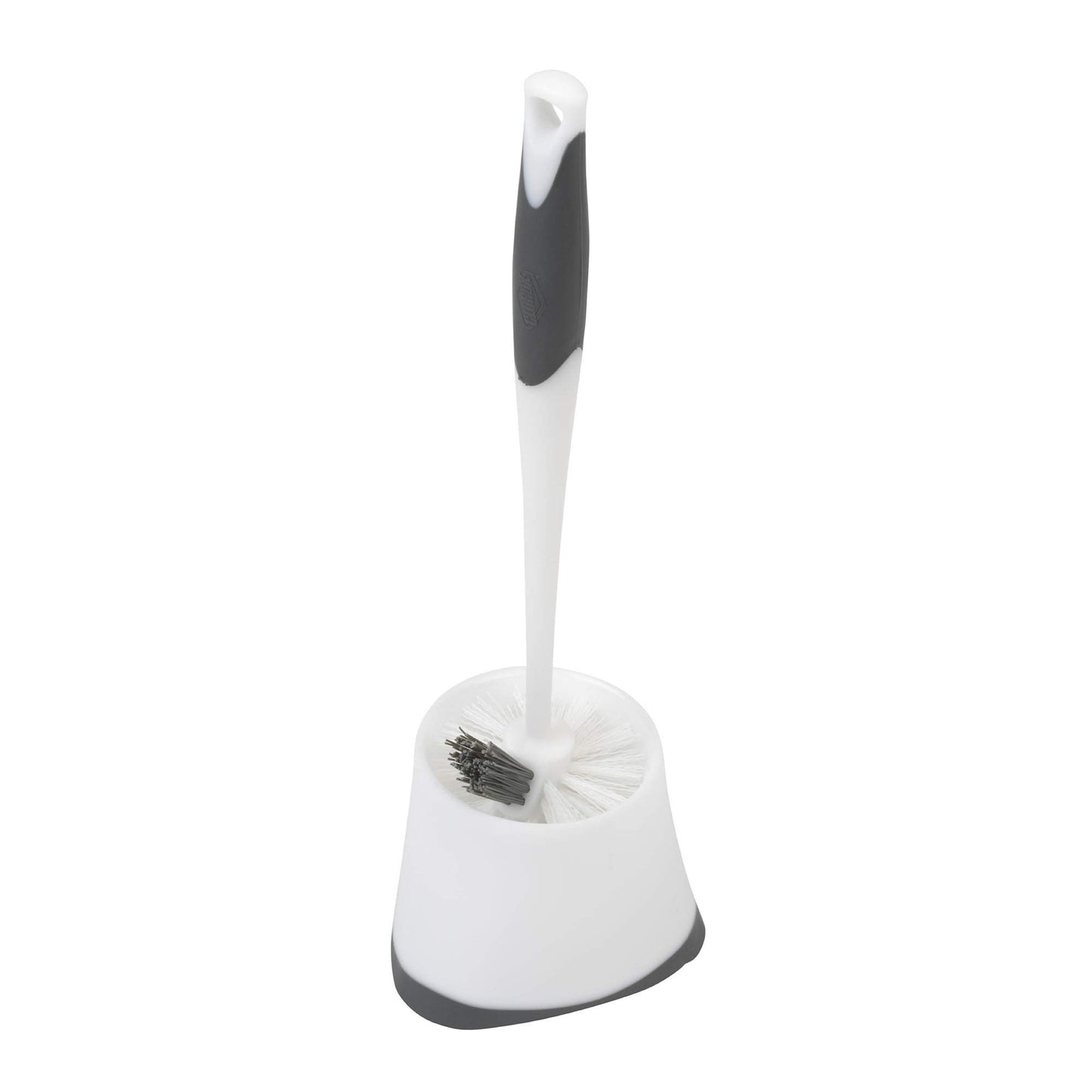 Clorox Under-Rim Toilet Bowl Brush with Corner Storage Caddy, 16 x 5 x 5.5 in
