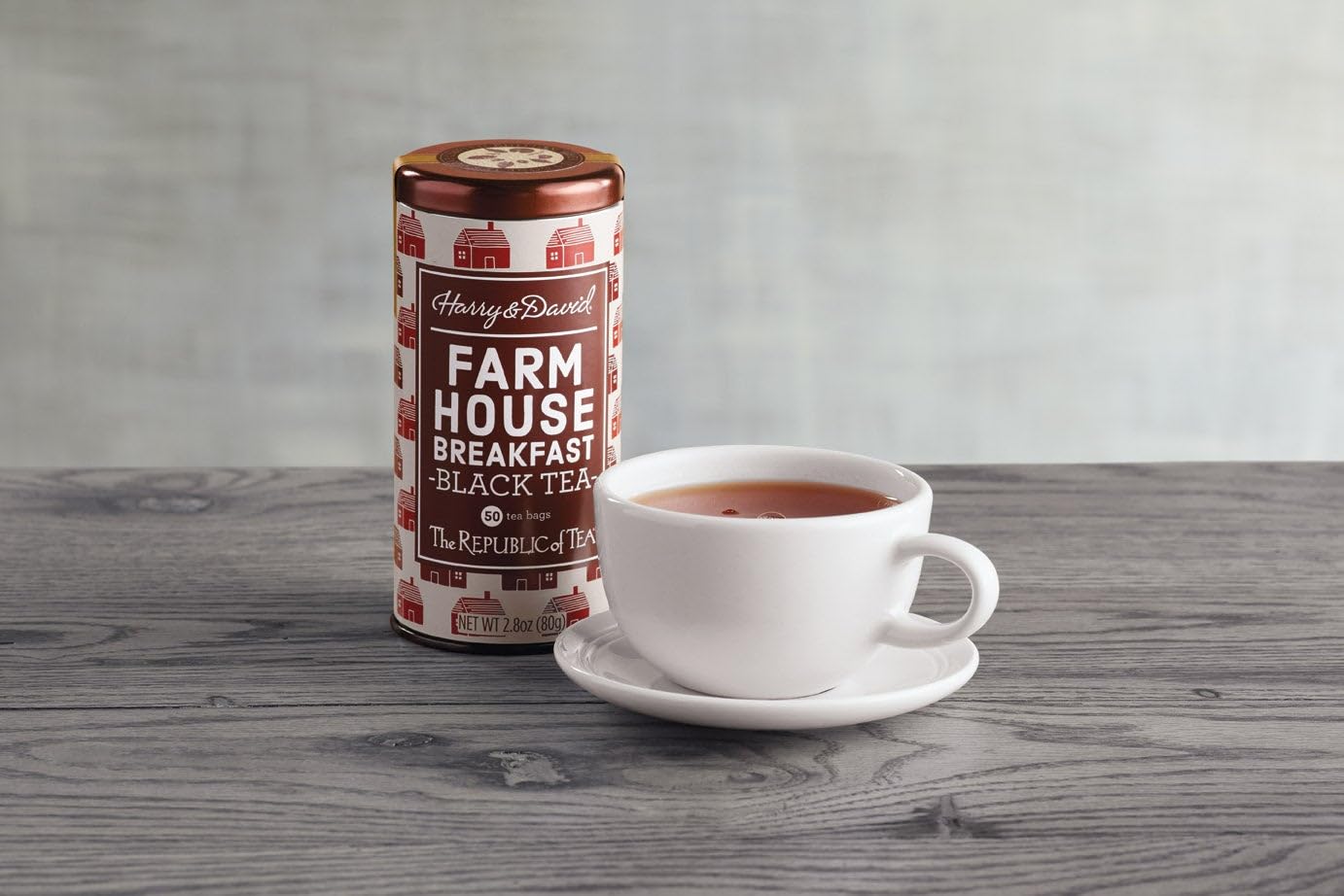 Harry & David Farmhouse Breakfast Black Tea (50 Bags), Easter Wreath, Spring Wreath, Door Wreath, Floral Wreath