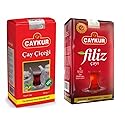 ÇAYKUR Black Tea Duo, Filiz & Caycicegi, Youngest Tea buds & Smooth Loose Leaf Blend, Perfect for Daily Enjoyment for Breakfast 500g / 17.6 Oz each