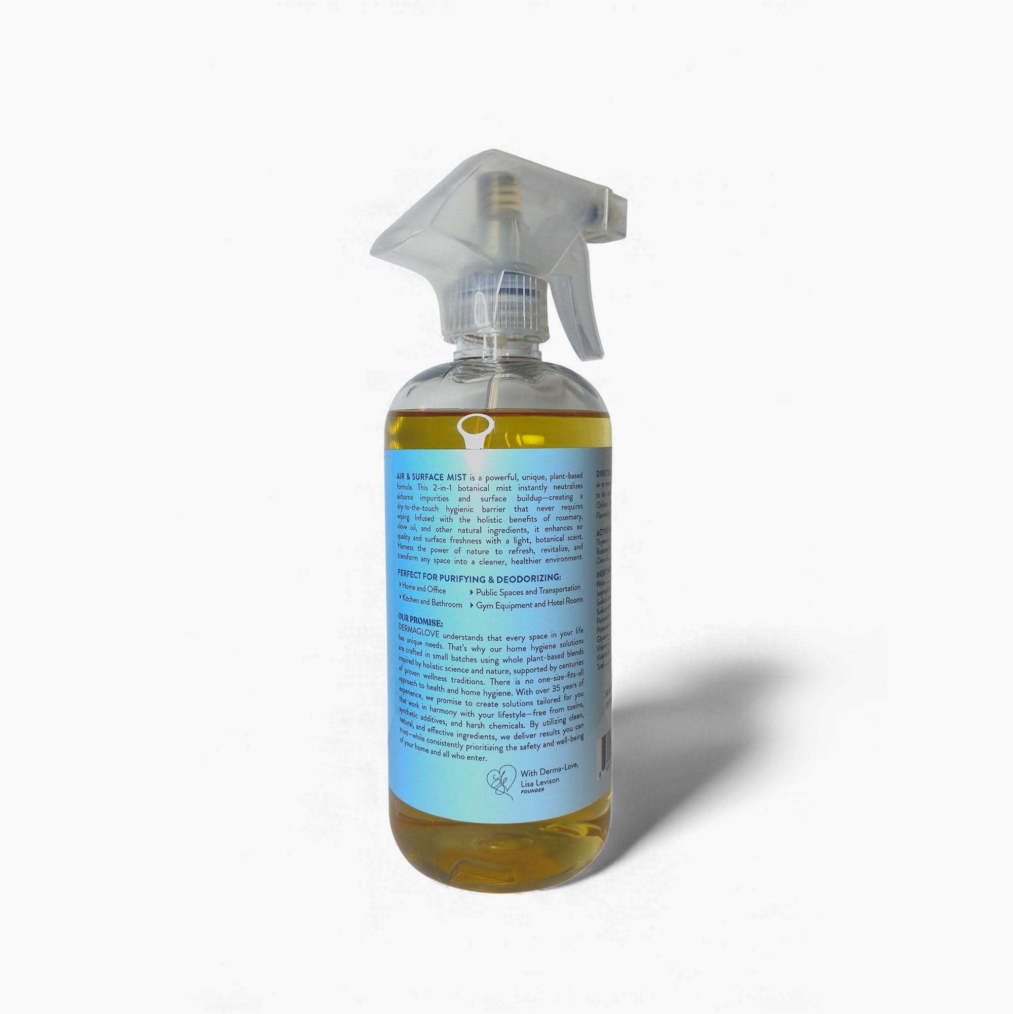 DERMAGLOVE Air & Surface Mist - Odor-Neutralizing Spray to Freshen Air & Everyday Surfaces - 16 Fl Oz (Pack of 1)