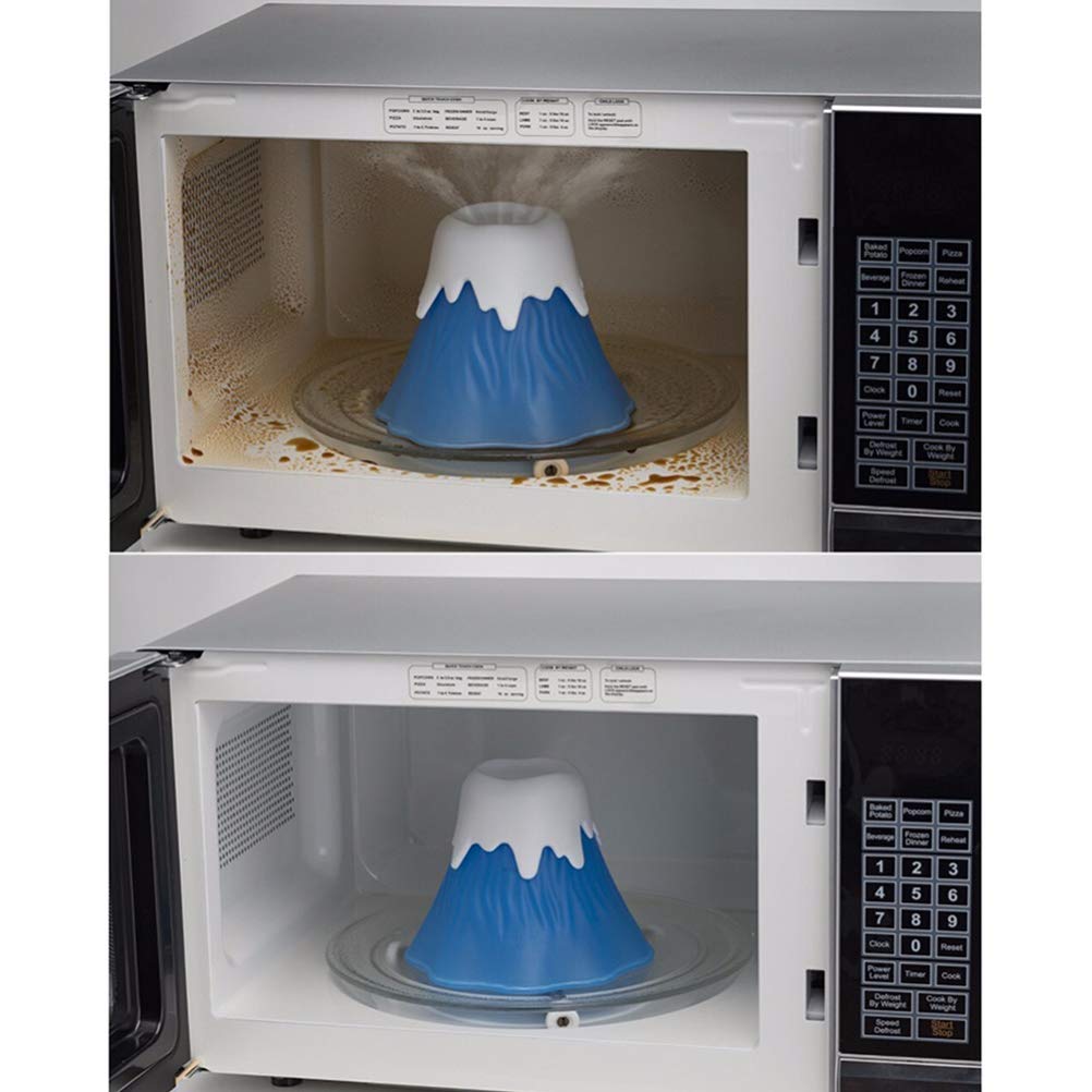 Kangmeile Microwave Cleaner, Volcano Erupt Steam Cleaning Tool for Kitchen Microwave Interior