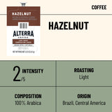 FLAVIA Alterra Hazelnut Coffee Freshpacks works only with Flavia Brewers, Light Roast (Case of 100)