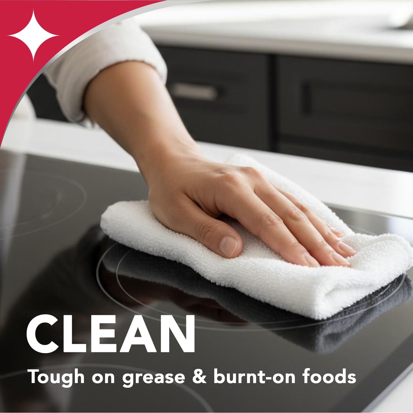 Weiman 6-Pack Cooktop Cleaning Spray - Cooktop & Oven Cleaner for Streak & Residue Free - Non-Abrasive Degreaser Safe for Glass & Ceramic