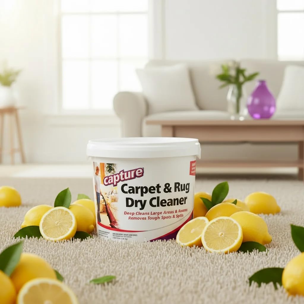 Capture Carpet Total Care Kit 400 - Carpet Deodorizer & Freshener Powder - Spot & Stain Remover - Pet Odor Eliminator - Fresh Natural Scent - Dry Rug