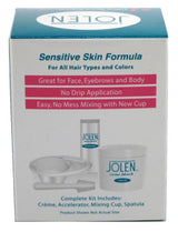 Jolen 1.2 Ounce Creme Bleach Mild Sensitive Plus Aloe Vera (Pack of 2)