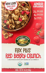 (NOT A CASE) Organic Flax Plus Red Berry Crunch Cereal