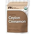 Micro Ingredients Organic Ceylon Cinnamon Powder, 1 lb | Sri Lanka Source | True Cinnamon for Spice & Seasoning | Great for Baking, Cooking, & Drinks