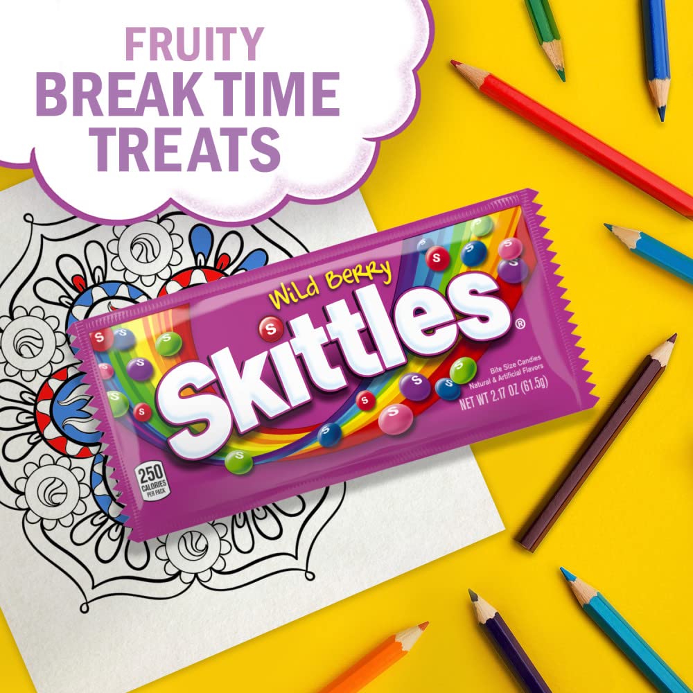 SKITTLES, Wild Berry, 2.17 Ounce