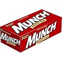 MUNCH Peanut Bar Gluten-Free LOW GLYCEMIC Individually Wrapped, Candy Bulk Box, Single Full Size Single, 1.42-Ounce Bar, 36-Count