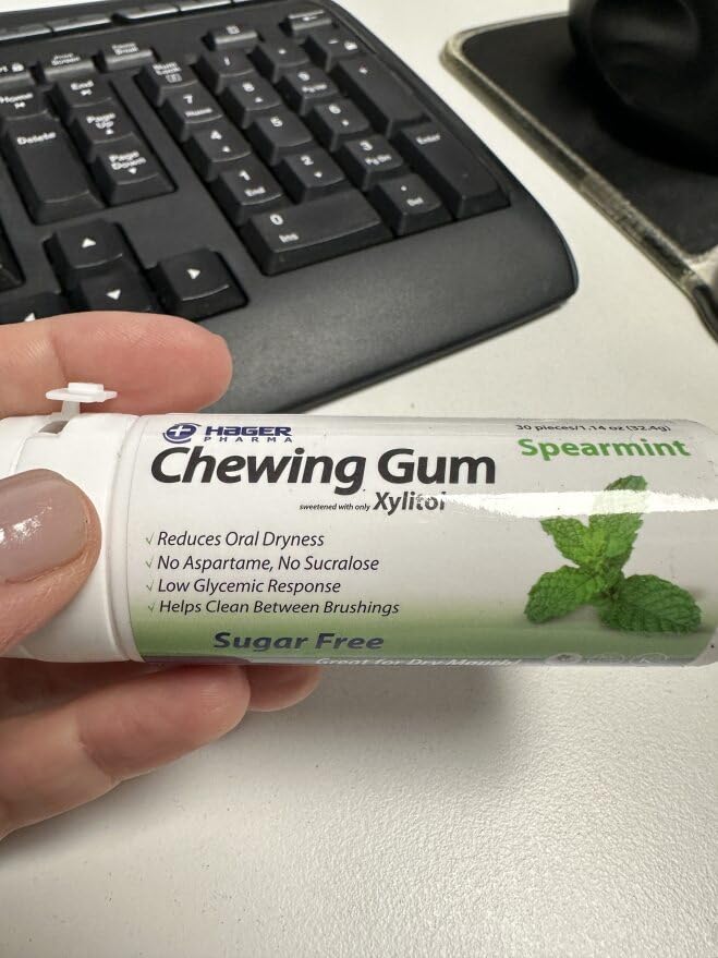 Miradent Xylitol Chew Gum Sprmnt 30 Ct