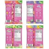Katjes Vegan Gummy Candy Assortment, 4.9 oz Bags, 4 Flavor Pack - Rainbow Sour Wild Free Cosmic Visions Chewy Gummies - Gelatin-Free, Plant Based