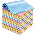 Niveaya Nano Streak Free Miracle Cleaning Cloths - 12 Pack, Reusable Nanoscale Fish Scale Cleaning Cloth, Lint Free Cleaning Cloth for Glass, Dishes