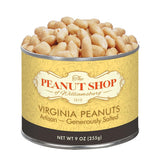 The Peanut Shop of Williamsburg Williamsburg Peanuts Artisan Roasted Generously Salted Virginia Peanuts - 9 Oz Tin