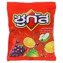 Sugus Candy, Orange Flavor, Black Currant Flavor, Apple Flavor, Raspberry Flavor Candy 95g