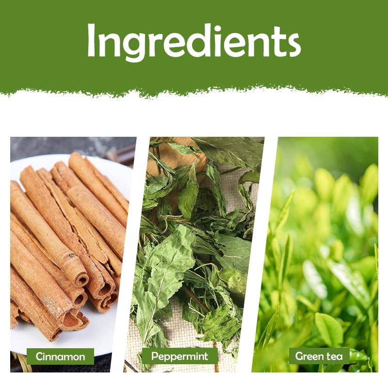 Cinnamon peppermint green tea