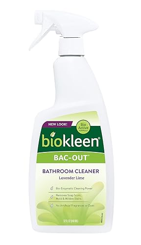 Biokleen Bac-Out Bathroom Cleaner - 32 Ounce -Eco-Friendly, Non-Toxic, Plant-Based, No Artificial Fragrance, Colors or Preservatives