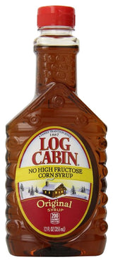 Log Cabin Original No High Fructose Corn Syrup, 12 Ounce
