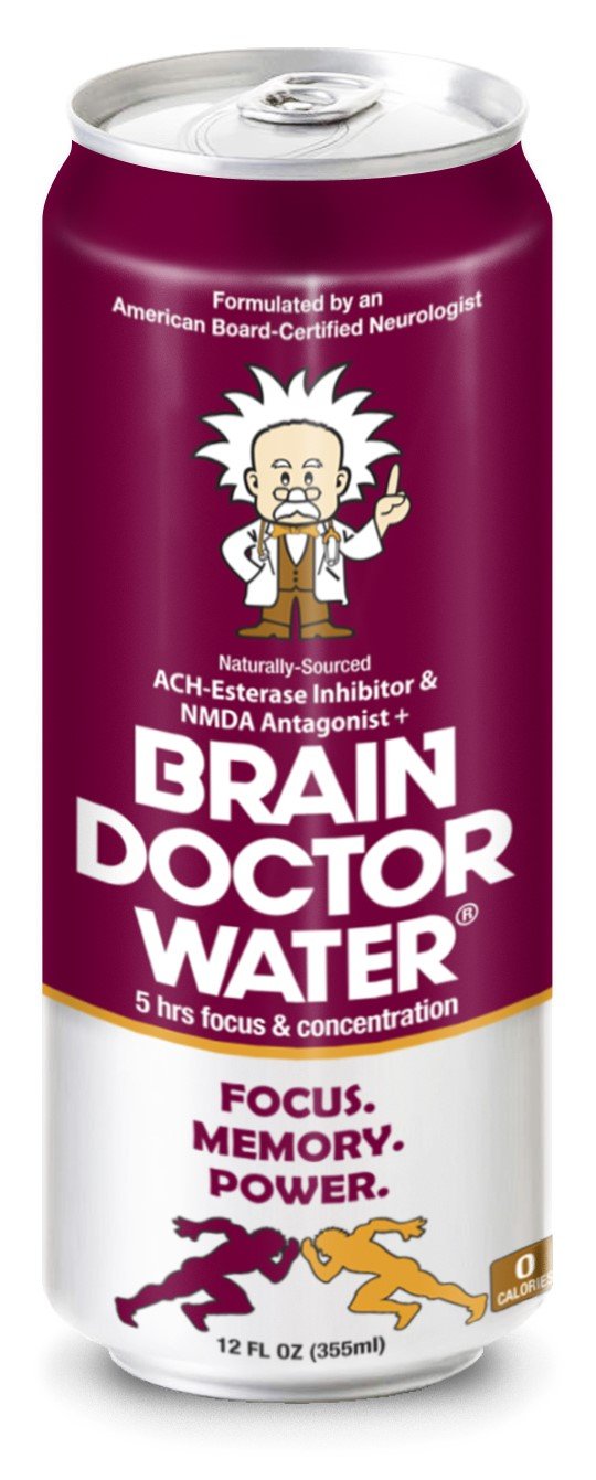 Brain Doctor Water Energy Drink, 12 oz (36)