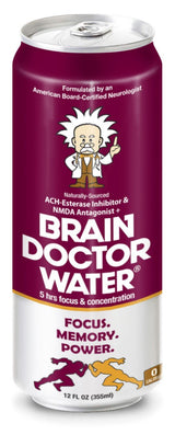 Brain Doctor Water Energy Drink, 12 oz (36)