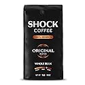 Shock Coffee Whole Bean, The Strongest Caffeinated All-Natural Coffee, Up to 50% more Caffeine. 1 pound