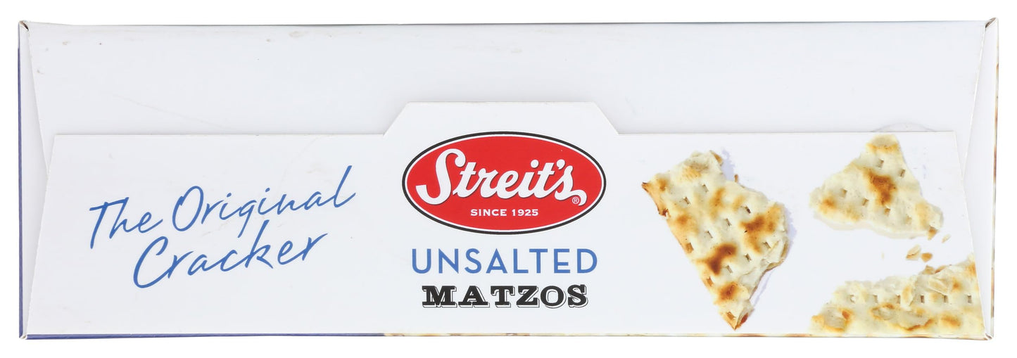 Streits Unsalted Matzo, 11 Ounce