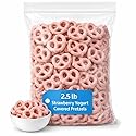 Strawberry Yogurt Covered Pretzels, Sweet Salty Crunch Snack, 2.5 lb Bag